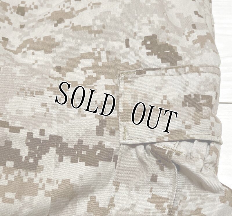 画像2: 米軍実物,USMC,デザートマーパットパンツ SMALL-SHORT (2)