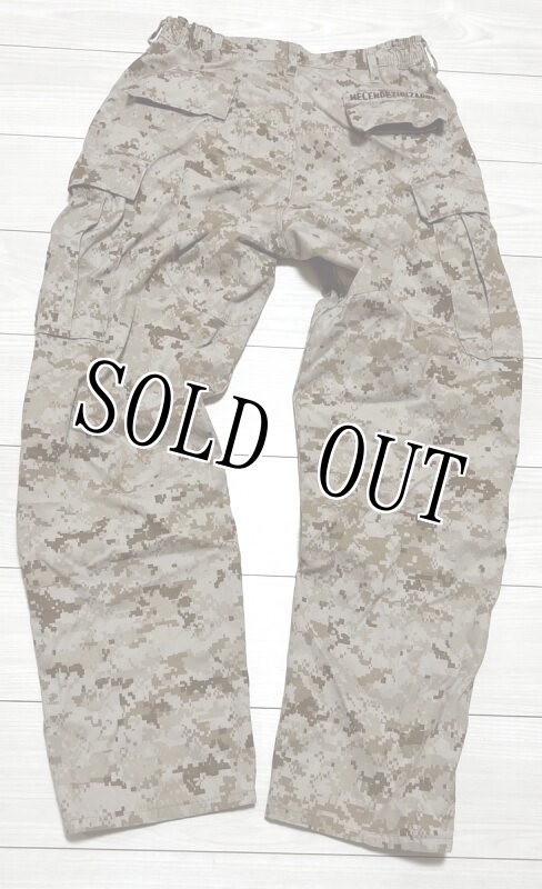 画像3: 米軍実物,USMC,デザートマーパットパンツ　MEDIUM-REGULAR (3)