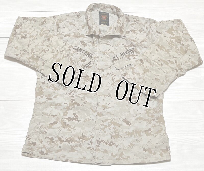 画像1: 米軍実物,USMC　デザートマーパット　ジャケット　S-SHORT (1)
