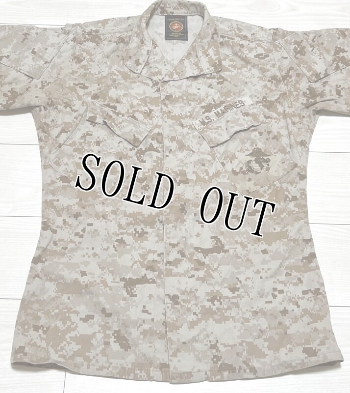 画像2: 米軍実物,USMC デザートマーパット ジャケット S-REGULAR (2)