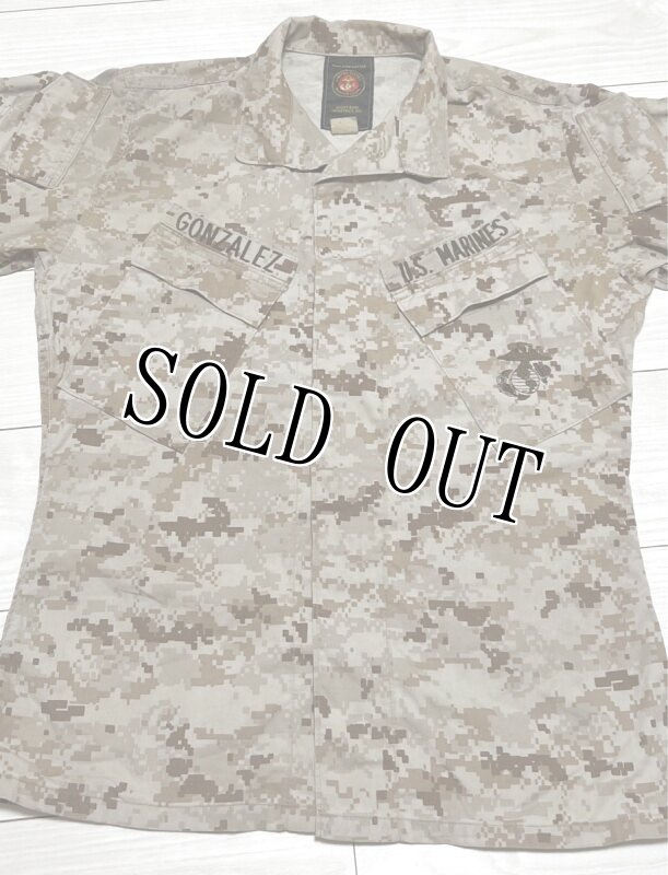 画像2: 米軍実物,USMC　デザートマーパット　ジャケット　S-SHORT (2)