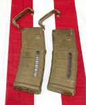 画像1: 米軍実物 MAGPUL PMAG 30 GEN M3 AR-15/M4/M16 30連マガジン   WINDOW 両窓 30rd マグ 5.56mm コヨーテタン　2個セット  (1)