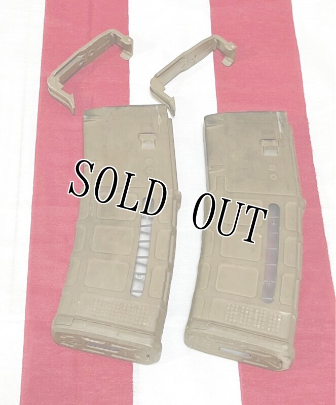 画像1: 米軍実物 MAGPUL PMAG 30 GEN M3 AR-15/M4/M16 30連マガジン   WINDOW 両窓 30rd マグ 5.56mm コヨーテタン　2個セット  (1)