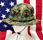 画像1: 米軍実物 ウッドランドマーパットブーニーハット　MEDIUM (1)