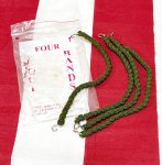 画像1: 米軍放出品 ブーツ バンド  OD (1)