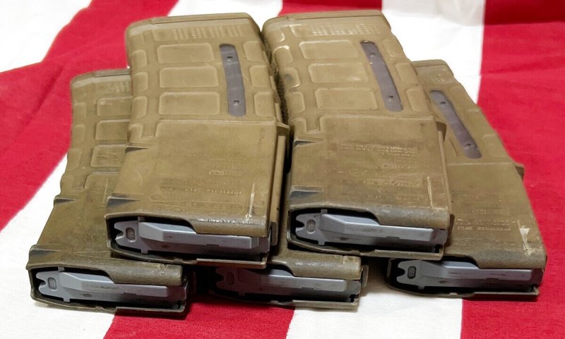 画像5: 米軍実物 MAGPUL PMAG 30 GEN M3 AR-15/M4/M16 30連マガジン   WINDOW 両窓 30rd マグ 5.56mm コヨーテタン (5)