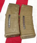 画像2: 米軍実物 MAGPUL PMAG 30 GEN M3 AR-15/M4/M16 30連マガジン   WINDOW 両窓 30rd マグ 5.56mm コヨーテタン　2個セット  (2)