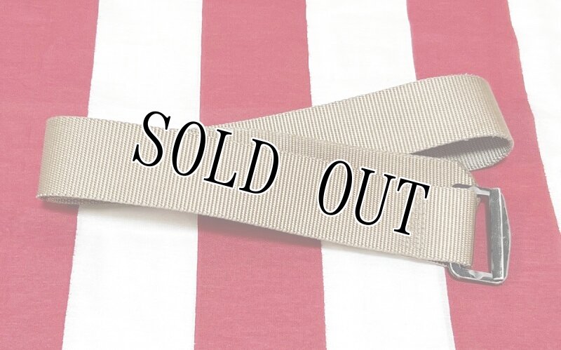 画像1: 米軍実物　BDU　ベルト　デザートTAN　105cm (1)