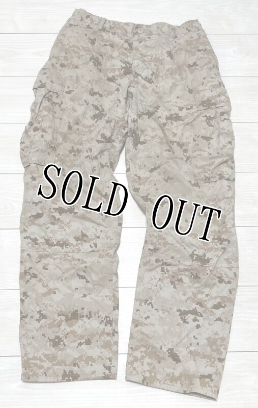 画像1: 米軍実物,USMC,デザートマーパットパンツ　MEDIUM-SHORT (1)