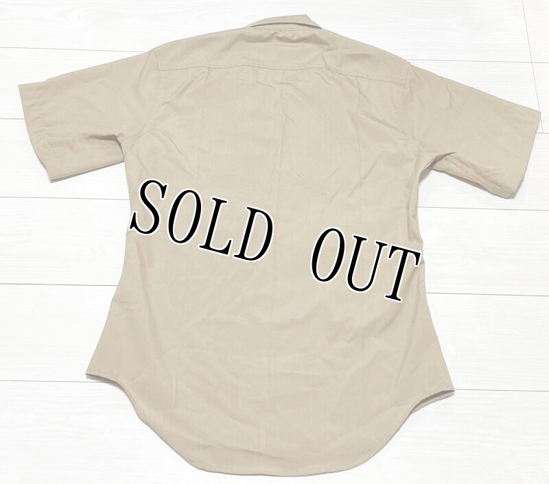 画像3: 米軍実物,SHIRT, MAN'S, KHAKI SHADE M-1 QUARTER LENGTH SLEEVE USMC　サービスドレス半袖シャツ　15  1/2 (3)