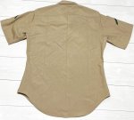 画像3: 米軍実物,SHIRT, MAN'S, KHAKI SHADE M-1 QUARTER LENGTH SLEEVE USMC　サービスドレス半袖シャツ　15  1/2 (3)