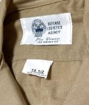 画像2: 米軍実物,SHIRT, MAN'S, KHAKI SHADE M-1 QUARTER LENGTH SLEEVE USMC　サービスドレス半袖シャツ　15  1/2 (2)