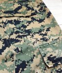 画像3: 海兵隊実物 USMC ウッドランドマーパットハーフパンツ　MEDIUM (3)