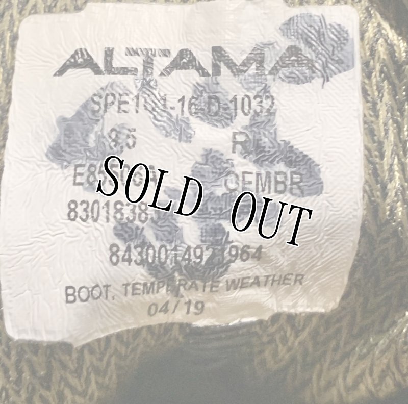 画像10: 米軍実物 ALTAMA ゴアテックス コンバット マーパットブーツ 8.5 R (10)