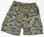 画像1: 海兵隊実物 USMC ウッドランドマーパットハーフパンツ　MEDIUM (1)
