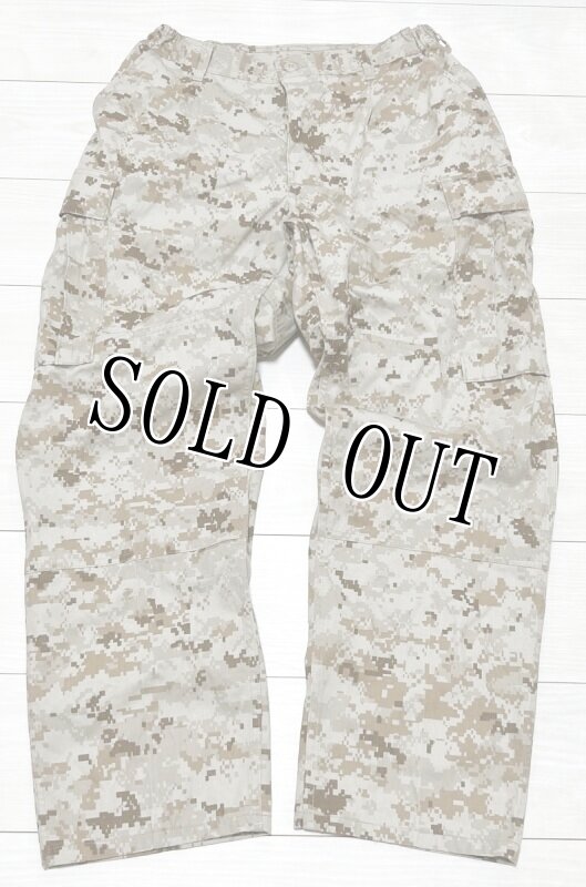 画像1: 米軍実物,USMC,デザートマーパットパンツ　MEDIUM-SHORT (1)