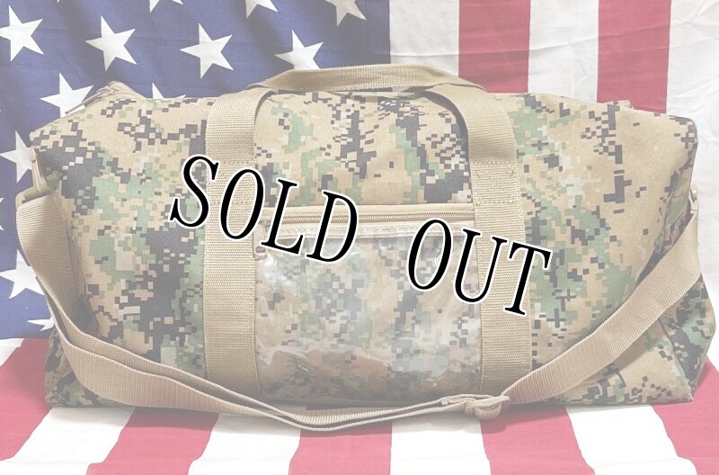 画像1: 米軍放出品　USMC　ピクセルボストンバッグ (1)