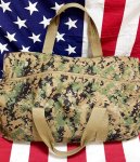 画像3: 米軍放出品　USMC　ピクセルボストンバッグ (3)