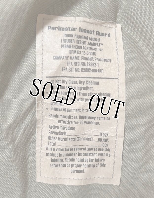 画像5: 米軍実物,USMC,デザートマーパットパンツ MEDIUM-SHORT (5)