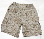 画像2: 米軍実物 USMC デザートマーパットハーフパンツ　MEDIUM (2)