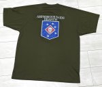 画像4: 米軍実物 AMPHIBIOUS RAIDS BRANCH Tシャツ　DRY OD　XXL (4)