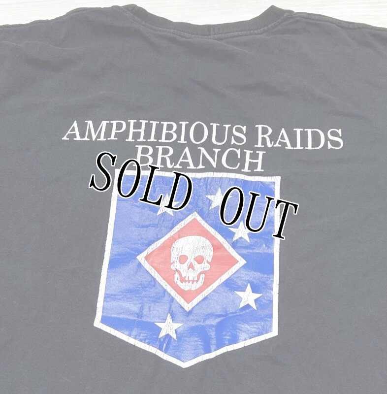 画像5: 米軍実物 AMPHIBIOUS RAIDS BRANCH Tシャツ　COTTON 　XXL (5)