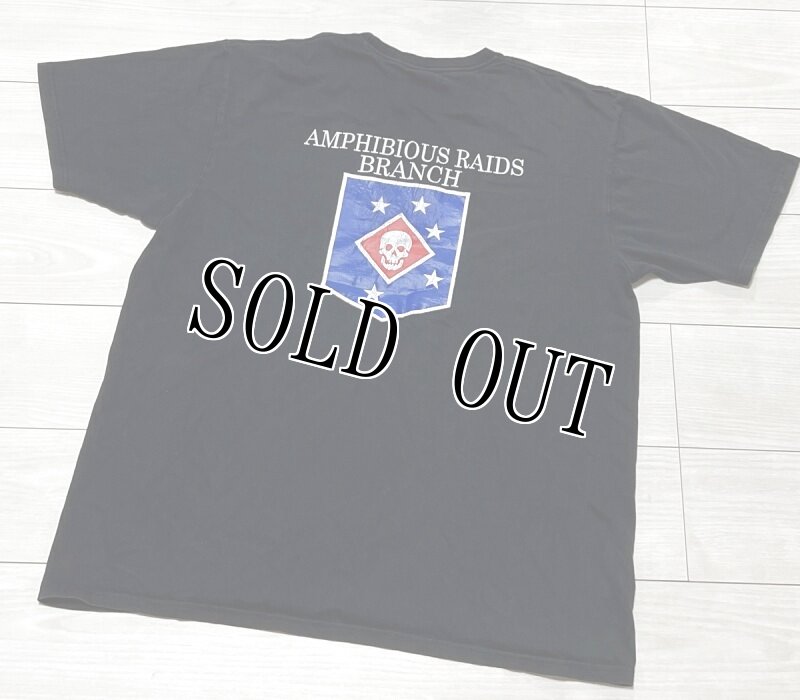画像4: 米軍実物 AMPHIBIOUS RAIDS BRANCH Tシャツ　COTTON 　XXL (4)
