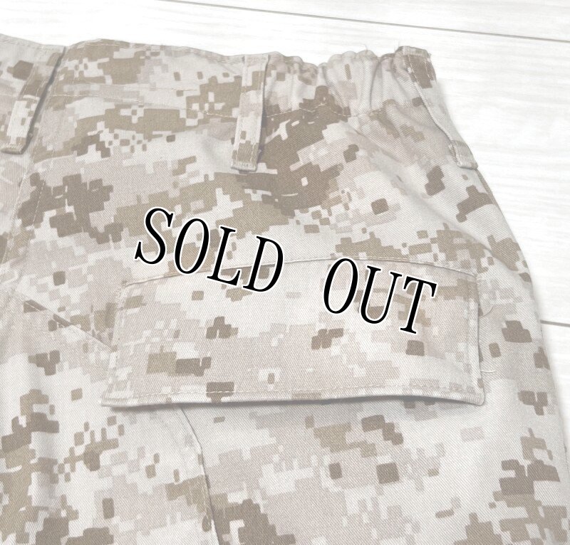 画像3: 米軍実物 USMC デザートマーパットパンツ　SMALL-SHORT (3)