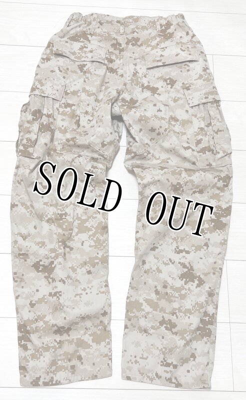 画像2: 米軍実物 USMC デザートマーパットパンツ　SMALL-SHORT (2)