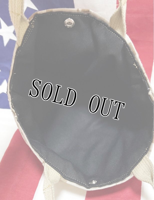 画像3: 米軍実物　USMC MARINES　BDU生地　迷彩リメイクミニバッグ　デザート (3)