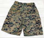 画像3: 海兵隊実物 USMC ウッドランドマーパットハーフパンツ　SMALL (3)