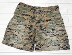 画像1: 米軍放出品 USMC ウッドランドマーパットハーフパンツ　X LARGE (1)