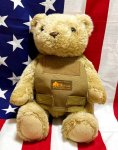 画像1: 米軍放出品 USMC 海兵隊 ミリタリー オードナンスプレキャリ着用ベアー　 (1)