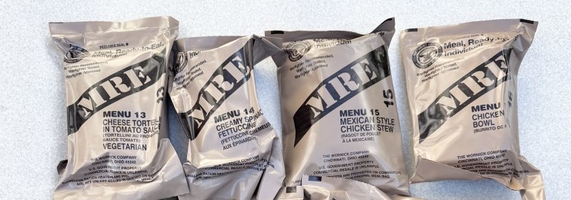 画像2: 米軍実物 ワーニック社 MREレーション/戦闘食 MENU-B 12個セット 2023年4月検品 (2)