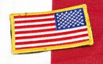 画像1: 米軍放出品 アメリカ国旗　星条旗　ワッペン (1)