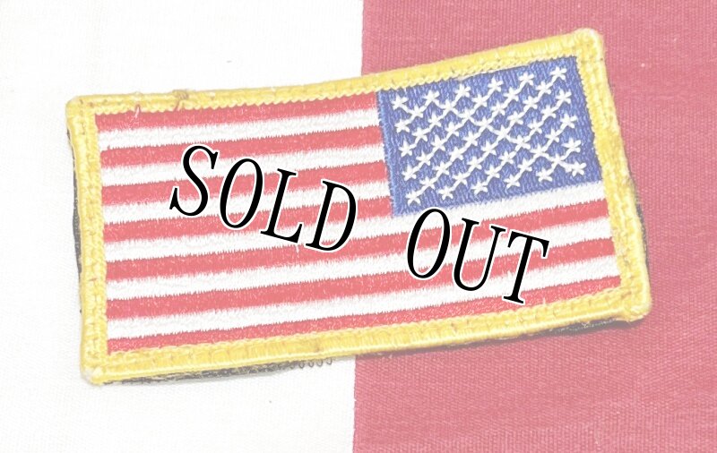 画像1: 米軍放出品 アメリカ国旗　星条旗　ワッペン (1)