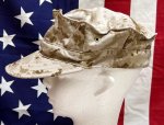 画像3: 米軍実物　USMC　デザートマーパット　CAP　 LARGE (3)