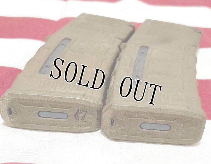 画像3: 米軍実物 MAGPUL PMAG 30 GEN M3 AR-15/M4/M16 30連マガジン   WINDOW 両窓 30rd マグ 5.56mm コヨーテタン　2個セット  (3)