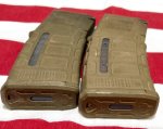 画像3: 米軍実物 MAGPUL PMAG 30 GEN M3 AR-15/M4/M16 30連マガジン   WINDOW 両窓 30rd マグ 5.56mm コヨーテタン　2個セット  (3)