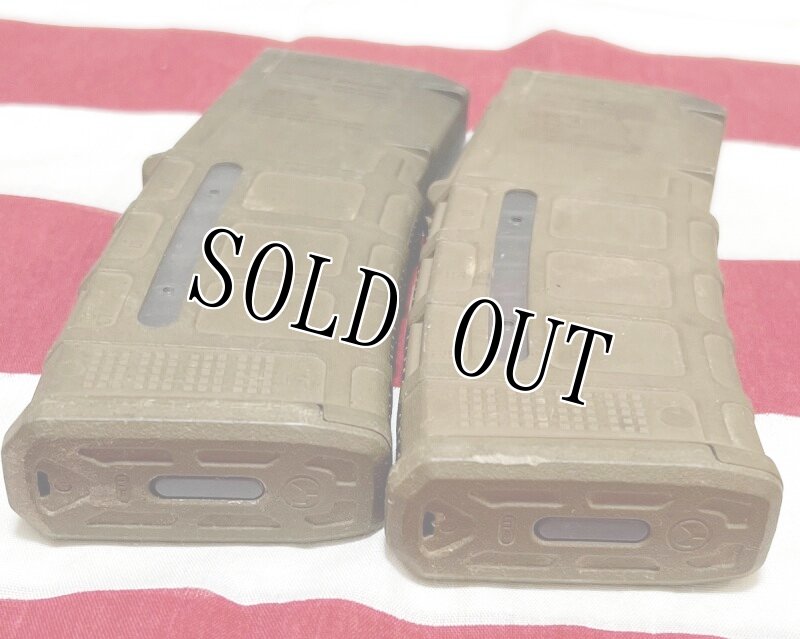 画像3: 米軍実物 MAGPUL PMAG 30 GEN M3 AR-15/M4/M16 30連マガジン   WINDOW 両窓 30rd マグ 5.56mm コヨーテタン　2個セット  (3)