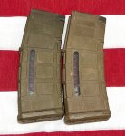 画像2: 米軍実物 MAGPUL PMAG 30 GEN M3 AR-15/M4/M16 30連マガジン   WINDOW 両窓 30rd マグ 5.56mm コヨーテタン　2個セット  (2)