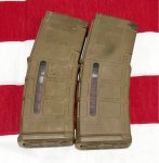 画像2: 米軍実物 MAGPUL PMAG 30 GEN M3 AR-15/M4/M16 30連マガジン   WINDOW 両窓 30rd マグ 5.56mm コヨーテタン　2個セット  (2)