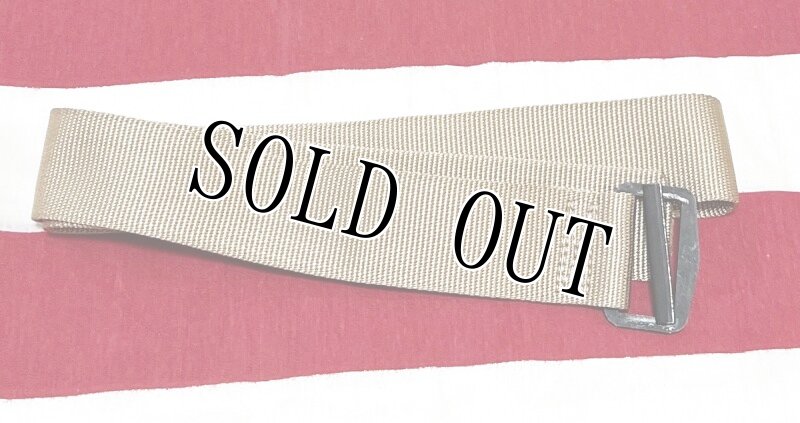 画像1: 米軍実物　BDU　ベルト　デザートTAN　106cm (1)