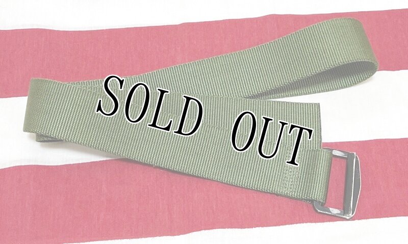 画像1: 米軍実物　BDU　ベルト　OD　112cm (1)