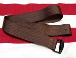 画像1: 米軍実物　BDU　ベルト　ブラウン　114cm　 (1)