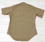 画像2: 米軍実物,SHIRT, MAN'S, KHAKI SHADE M-1 QUARTER LENGTH SLEEVE USMC　サービスドレス半袖シャツ　15  1/2 (2)