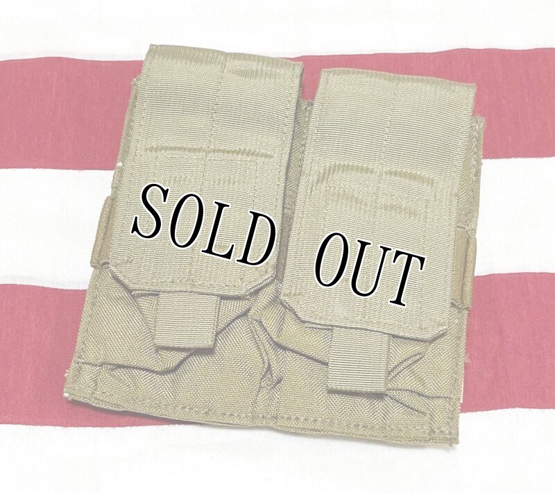 画像1: 米軍実物 M4 DBL MAG PCH MP2-M4/2-MS-KH　マガジンポーチ (1)