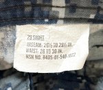 画像3: 米軍実物　US NAVY,　迷彩パンツ 　29-SHORT (3)