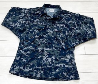 米軍実物 US NAVY, 迷彩ジャケット M-R NWU.（NAVY）