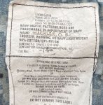 画像5: 米軍実物　US NAVY,　迷彩パンツ 　LARGE-LONG (5)